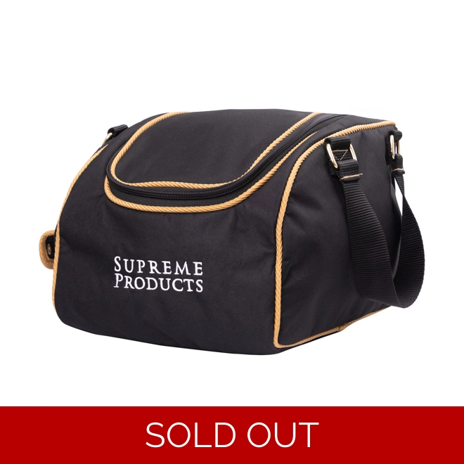 product Image for Supreme Products Pro Groom Riding Hat Bag - Black/Gold - One Size